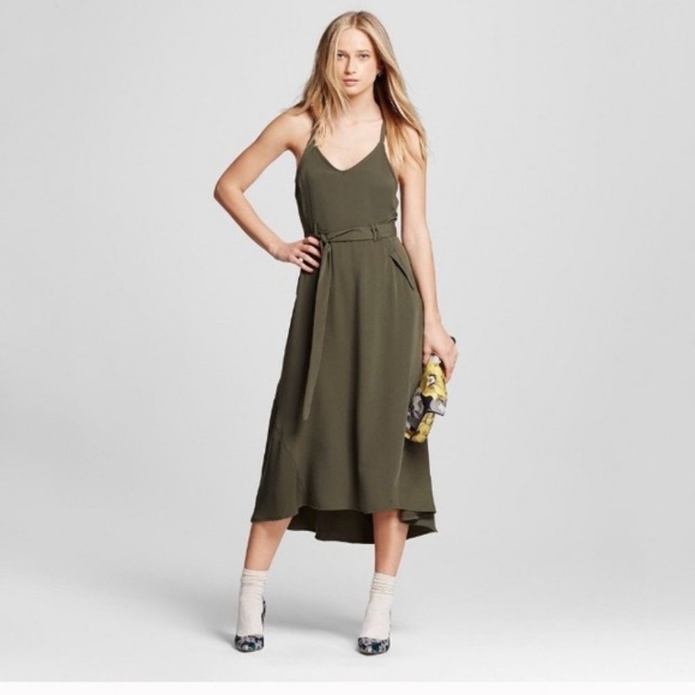 Who What Wear Hi-Low Utility Dress